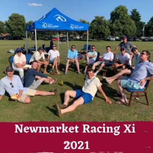 Newmarket Trainers play cricket