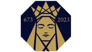 St Etheldreda 1350 emblem 1