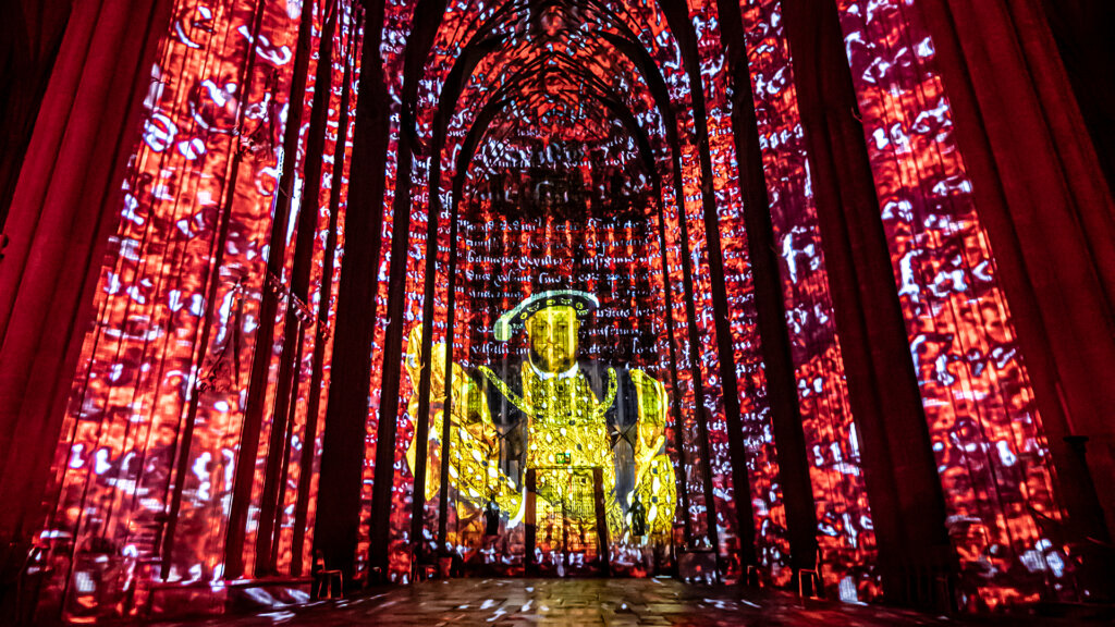 Ely Cathedral Light Show