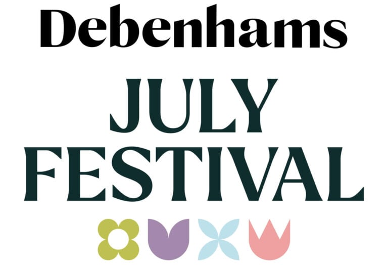 DEBENHAMS JULY FESTIVAL LOGO SQUARE WORDMARK LIGHT BACKGROUND RGB Resized 2048x1398 1