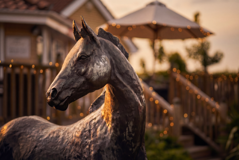 Horse image The Lodge (golden hour)