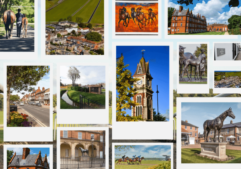 Postcard A5 Newmarket Suffolk